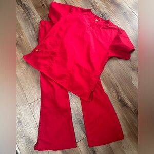 WonderWink Scrubs Set Medium Bottoms Top Large